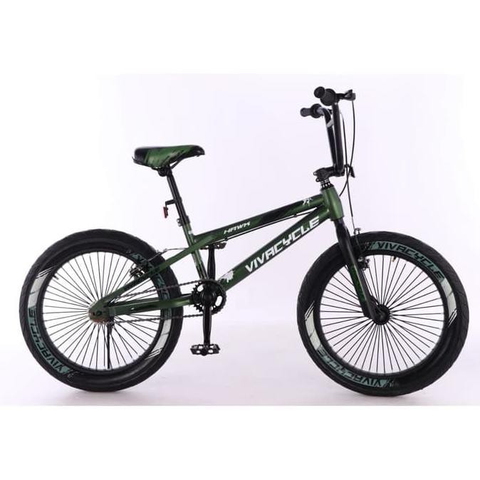 Sepeda Bmx 20" Viva Cycle Hawk 3.0 Hi - Ten Bmx - Hitam