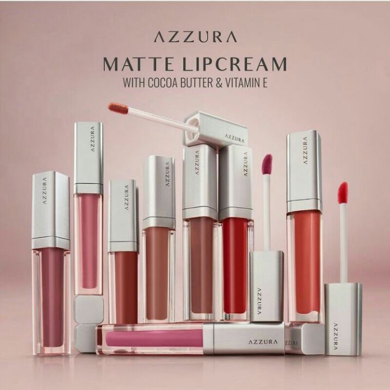 AZZURA Matte Lipcream with Cocoa Butter&amp;Vitamin E~Azzura Original 100%