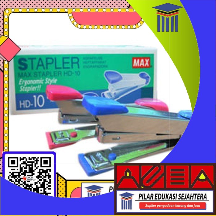 

STAPLES STAPLER JEPRETAN MAX HD-10 ML MURAH