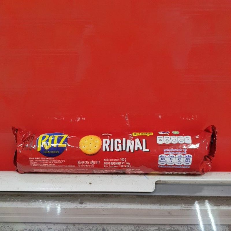 

Ritz Crackers Original 100gr/ Cheesy&Creamy 91gr