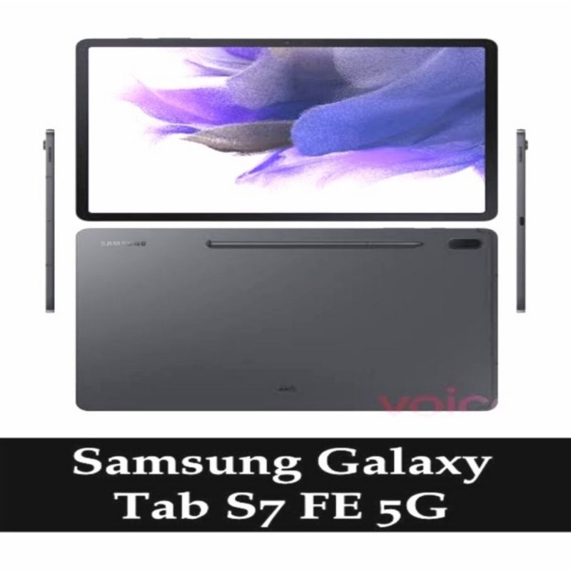 Samsung Galaxy Tab S7 FE 5G 6/128gb Grs Resmi Samsung Indonesia SEIN