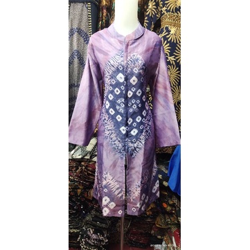 New bluse jumputan ikat samping