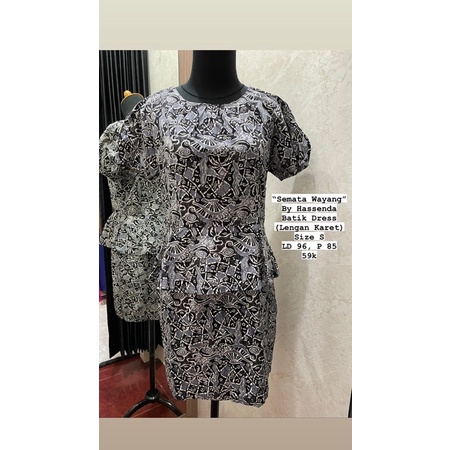 Dress Batik “Semata Wayang” by Hassenda size S