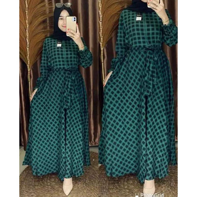 LANGSUNG KIRIM Gamis Mayung Monalisa  kotak Terbaru &amp; Termurah / Gamis saku