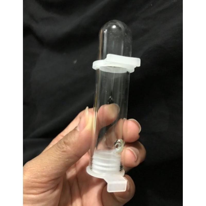 Dispenser tabung pleci tempat air minum burung kecil