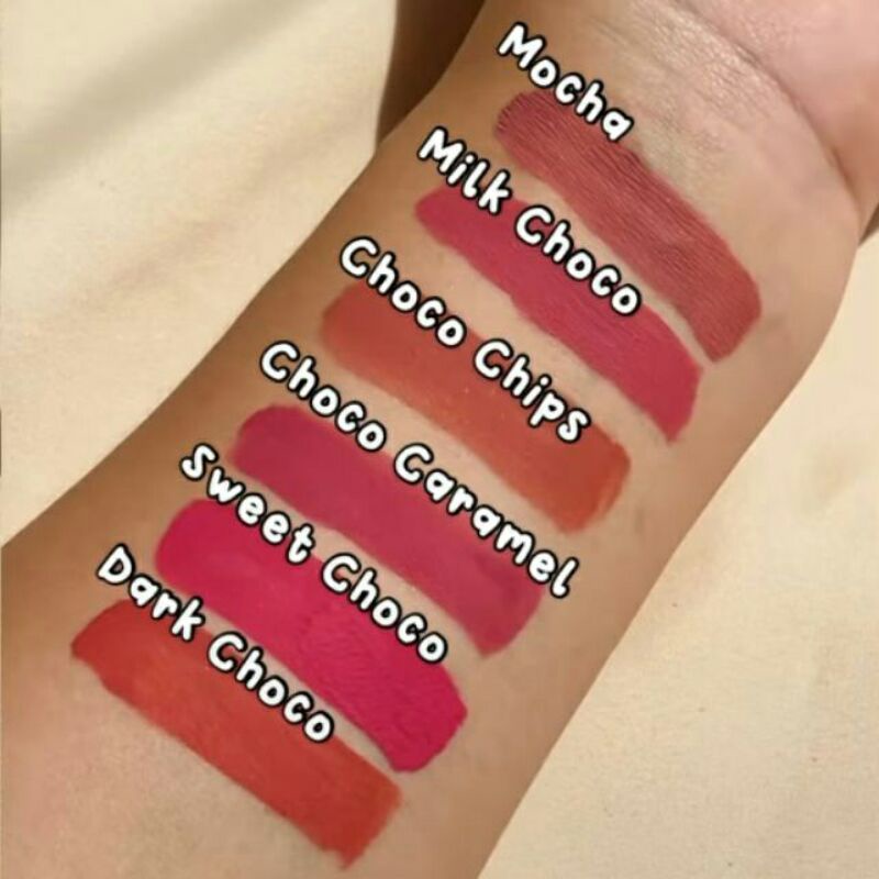 MARSHWILLOW Kiss Bar Dark Choco Lip Liquide Original BPOM