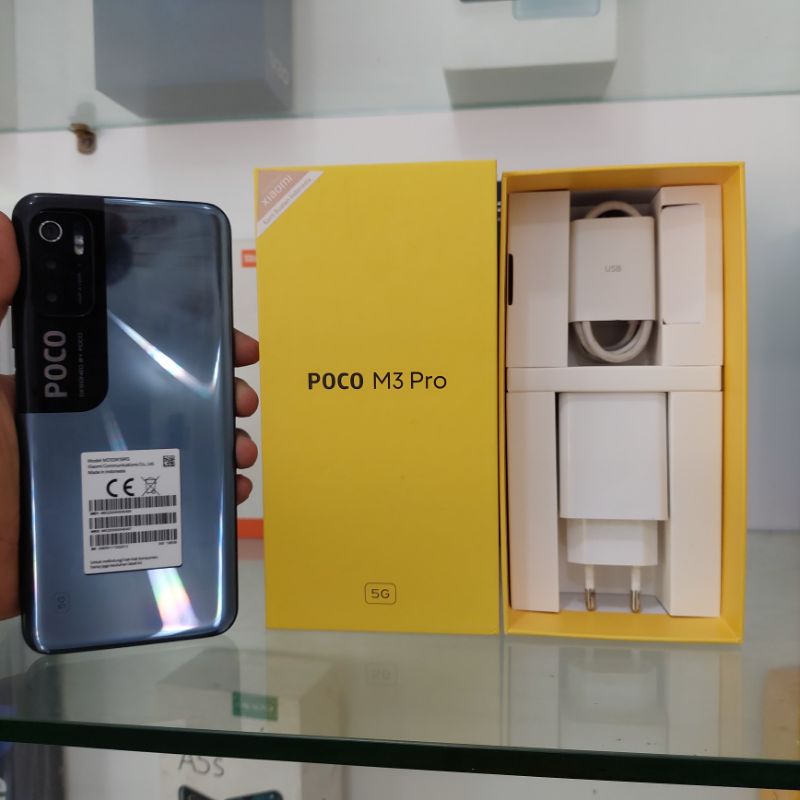 POCO M3 PRO 5G 6/128 SECOND FULLSET MULUS NOMINUS ACC ORI