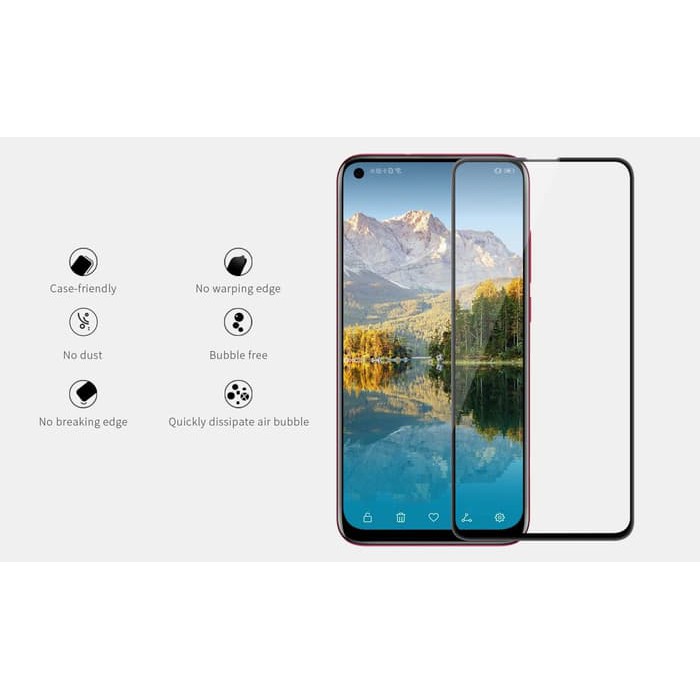 Huawei Nova 4 Tempered Glass Full Cover Glue NILKIN XD CP+ Max