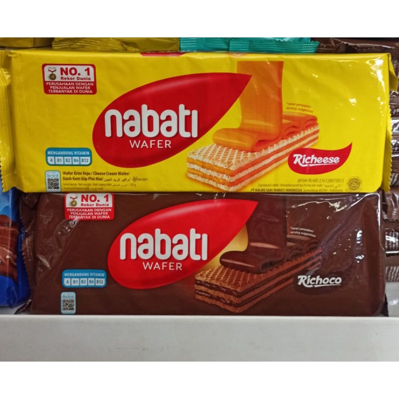 

Nabati Wafer Keju / Coklat 110gr