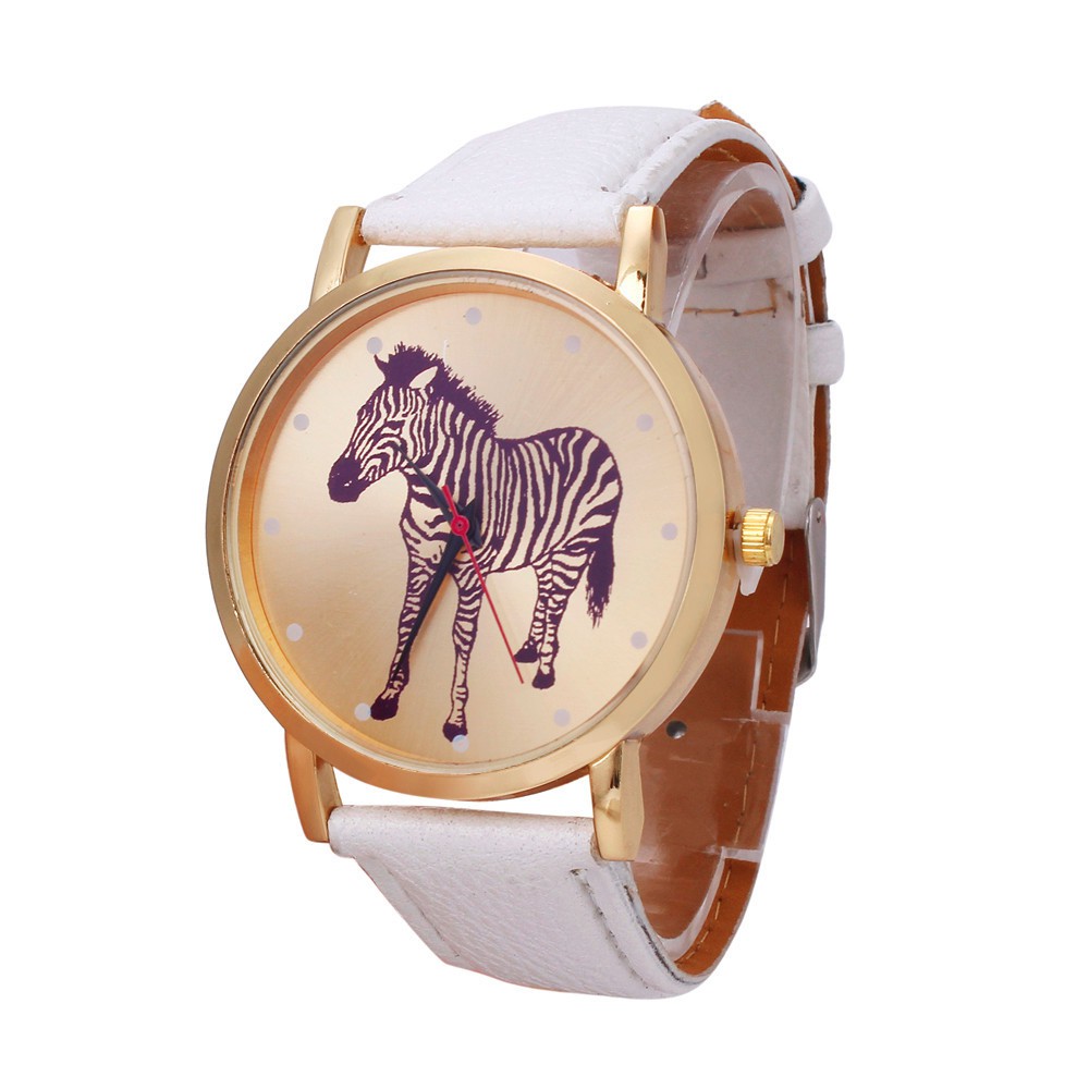 jam tangan kulit fashion wanita zebra women watch leather korea (1J1)  jwa040