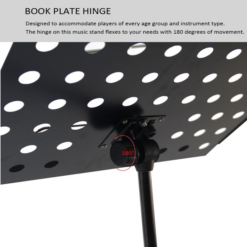 Stand Book Musik Stand Partitur Untuk Buku Musik Hitam Music Stand Book