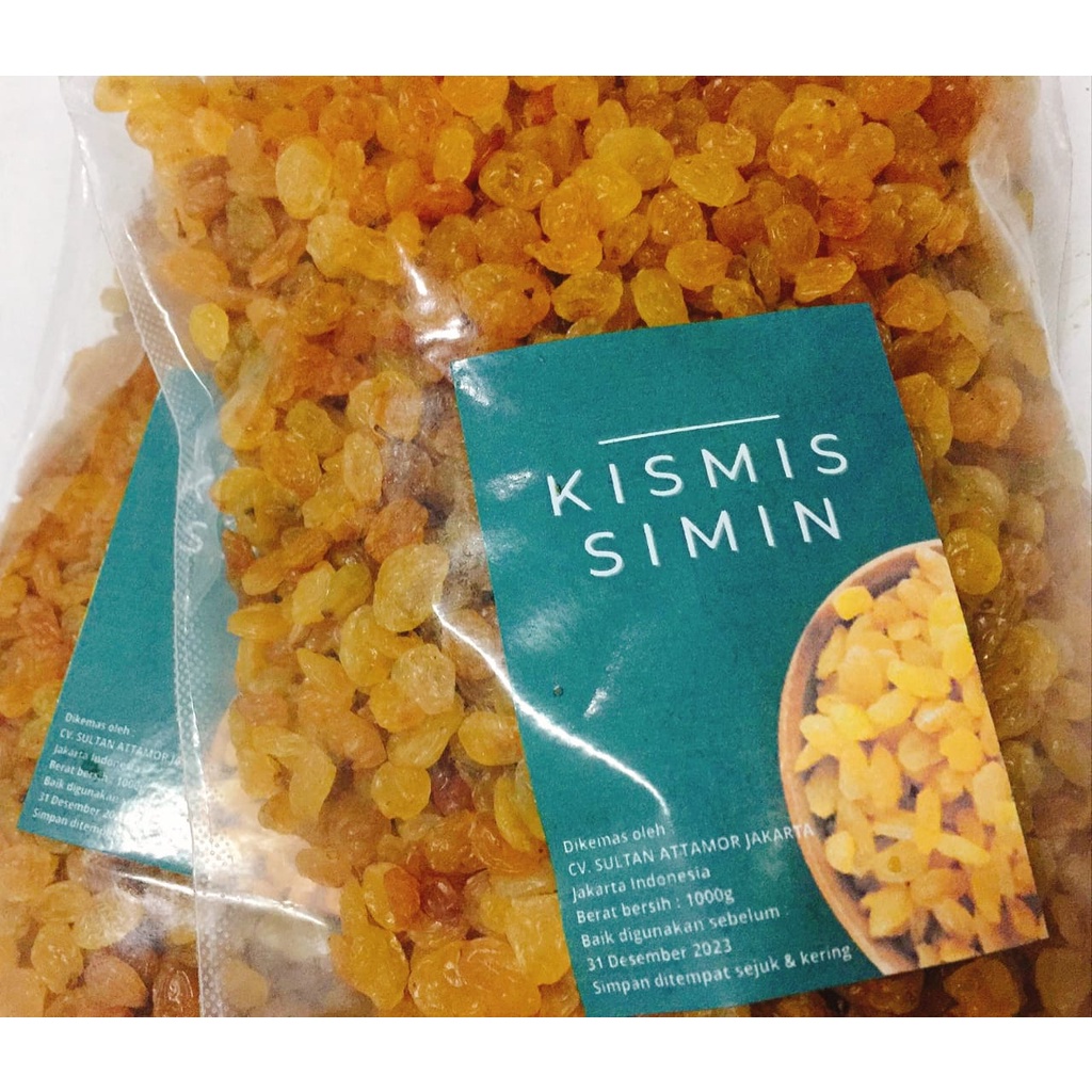 Kismis Simin Raisin Manis Import | Cemilan Sehat