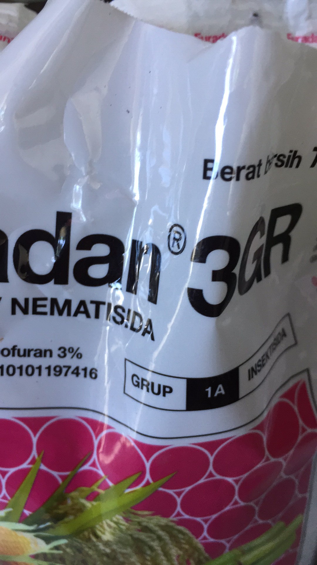 Insektisida Furadan 3gr (1kg) Untuk Mengendalikan Hama