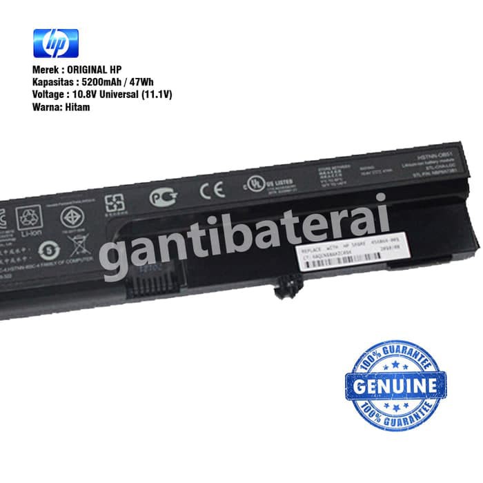 Original Baterai HP CQ510 511 540 541 516 6520S 6530S 6531S 6535S