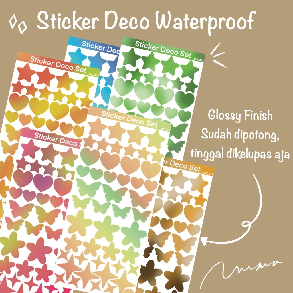 

Amana - Sticker Deco Mini Waterproof Glossy