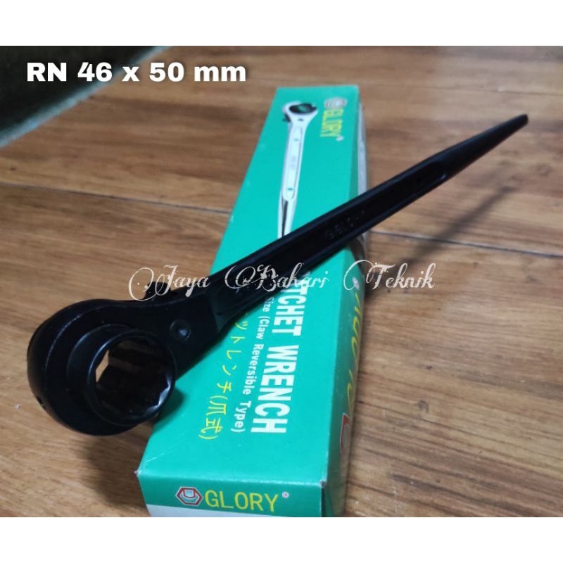 Kunci Ratchet Scaffolding RN 46 x 50 Mm Kunci Ring Ganda GLORY - Ratchet Scaffolding Wrenches GLORY 