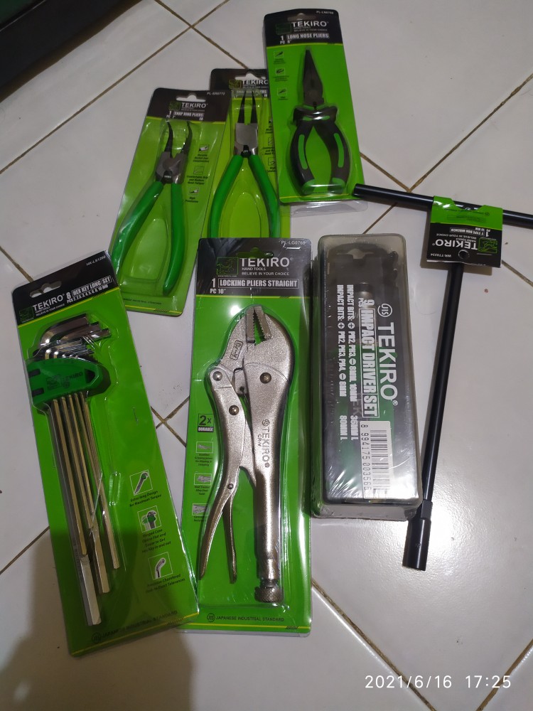 Tang Snap Ring Pliers 7 7 Inch Bengkok Buka Tekiro Ib Snapring Circlip 5 Eb Es Is Tutup Lurus Plier