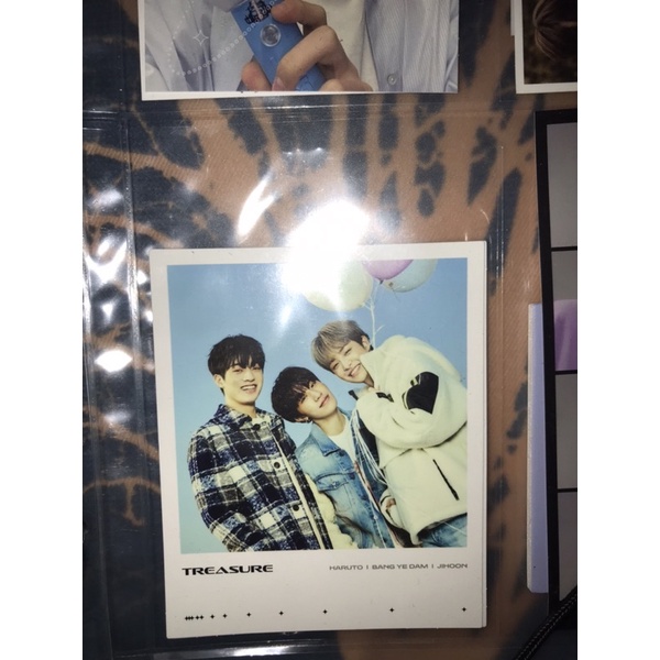Polaroid Postcard Treasure Haruto Yedam Jihoon unit Treasure Effect