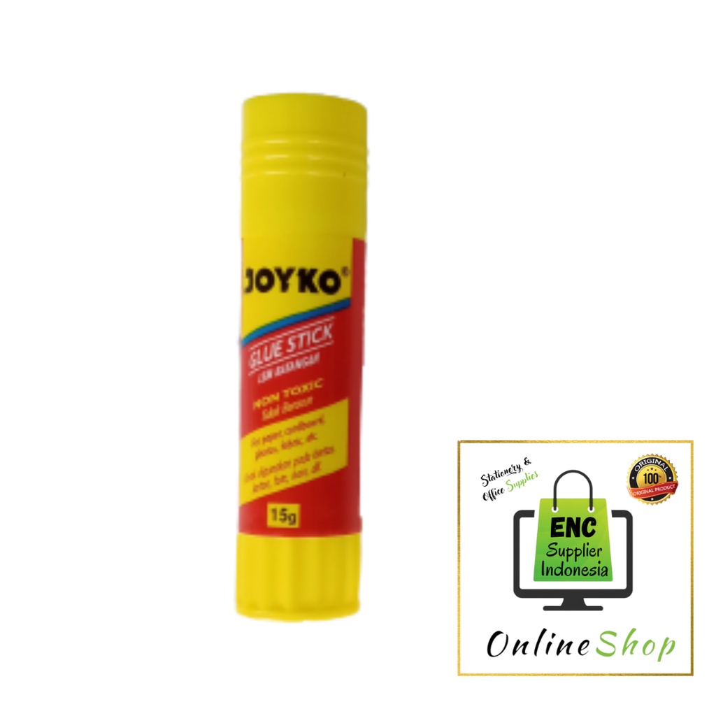 

joyko 1 buah lem kertas glue stick putar 15 gram gs-15 Joyko per pcs - enc.sup