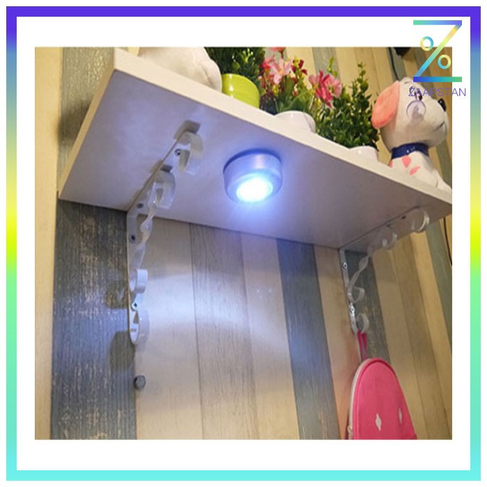 Stick and Click Touch LED Lamp 3 LED - LL003 - Silver