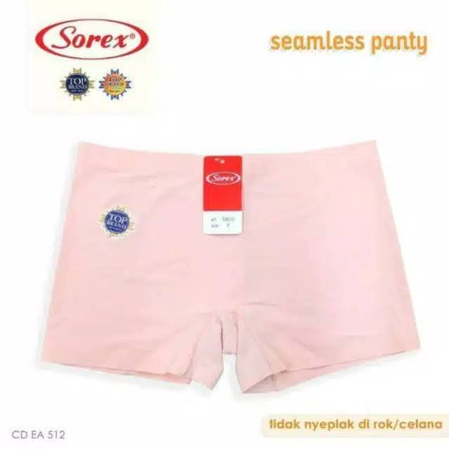 Sorex Celana dalam wanita Boxer Seamless EA 512 Cd Wanita tanpa Jahitan