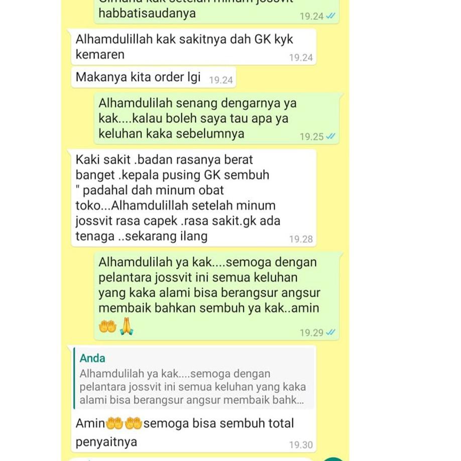 Diminati Obat Herbal Suplemen Kolesterol Asam Urat Diabetes Joss Vit Original Kapsul Ampuh Manjur Mu