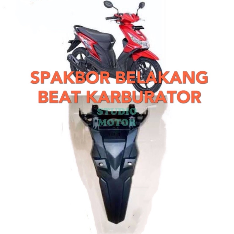 SPAKBOR BELAKANG Ekor REAR FENDER RR BEAT  Karburator Karbu 2008 2009 2010 2011 2012 80110KVY960 ORIGINAL