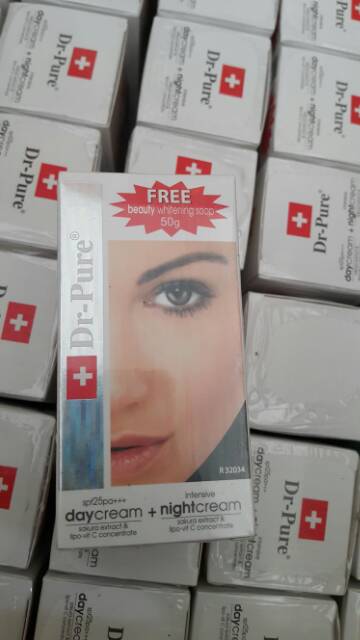 DR PURE SET (paket isi day,night,sabun)