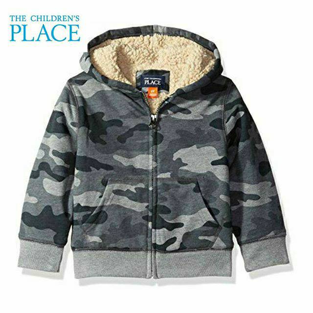 Plce Sherpa Jacket Hoodie Camo