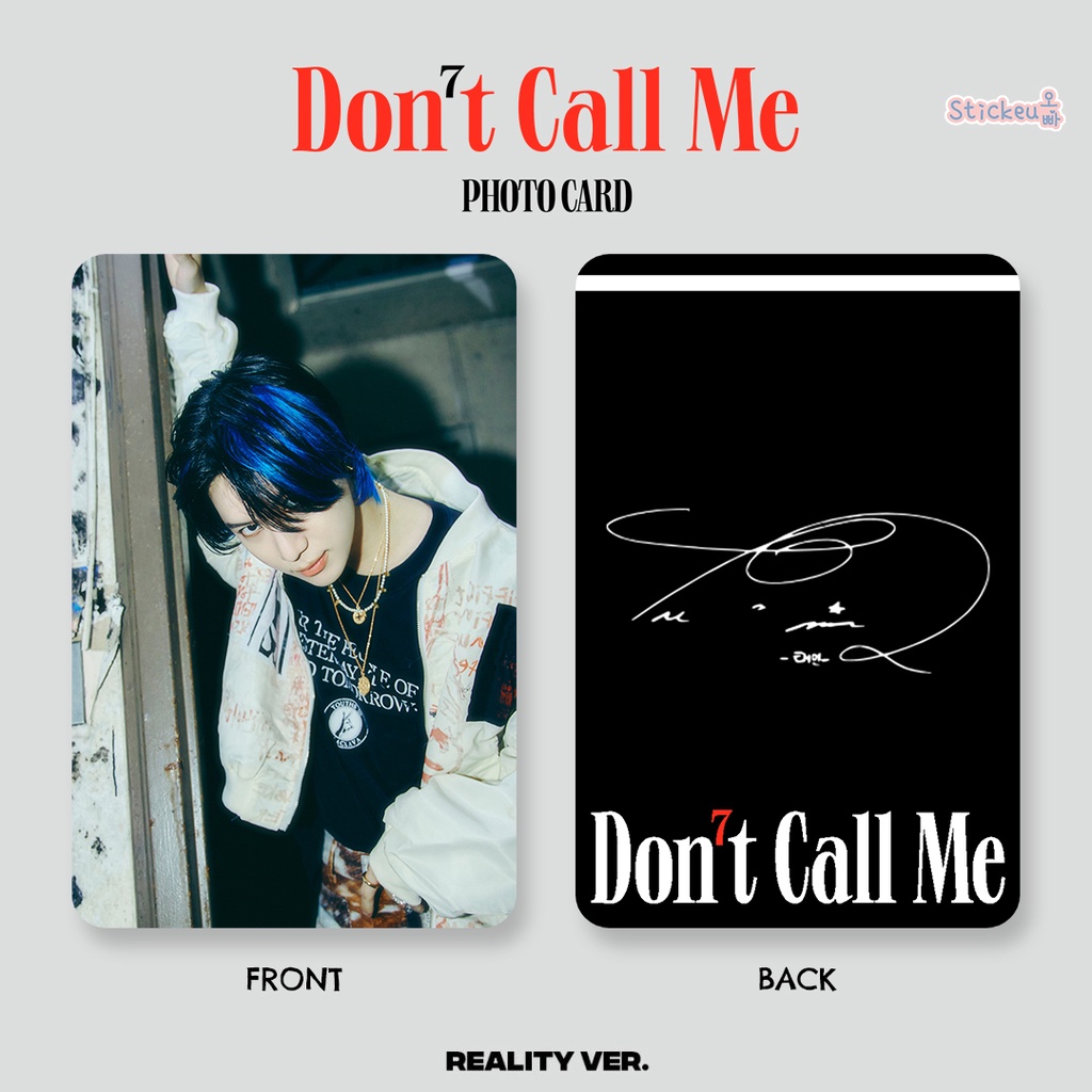 Photocard SHINee Don't Call Me (Reality Ver.)