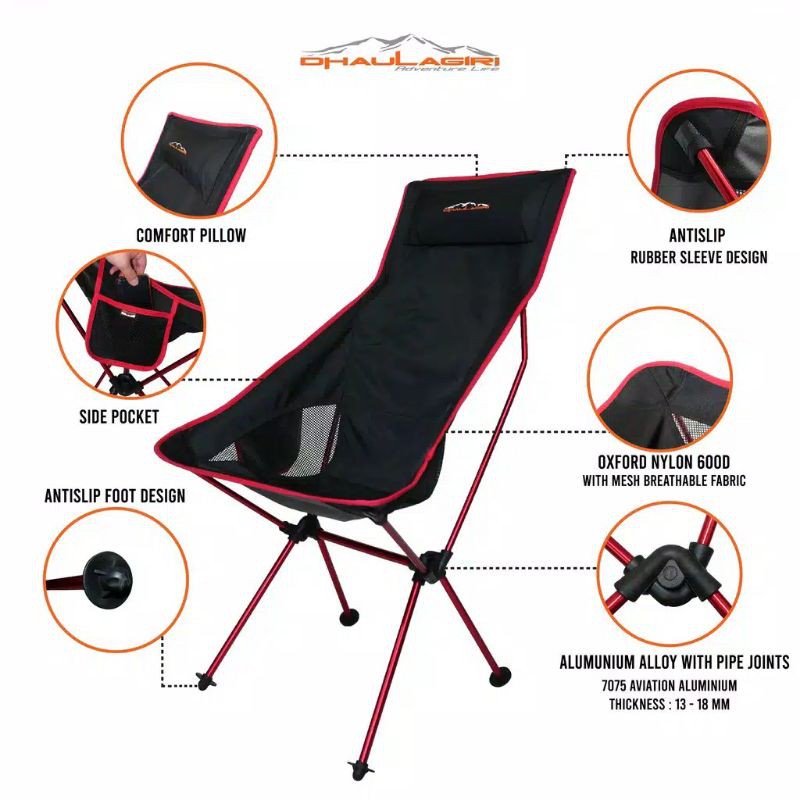 Kursi Lipat Folding chair 803 dhaulagiri