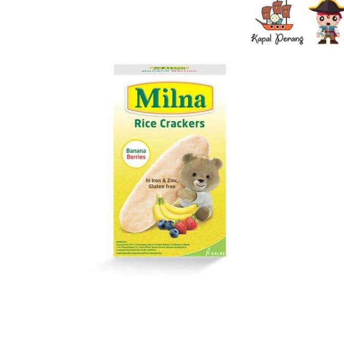 

Berkualitas Milna Rice Crackers Banana Berries 5X4G Bergaransi