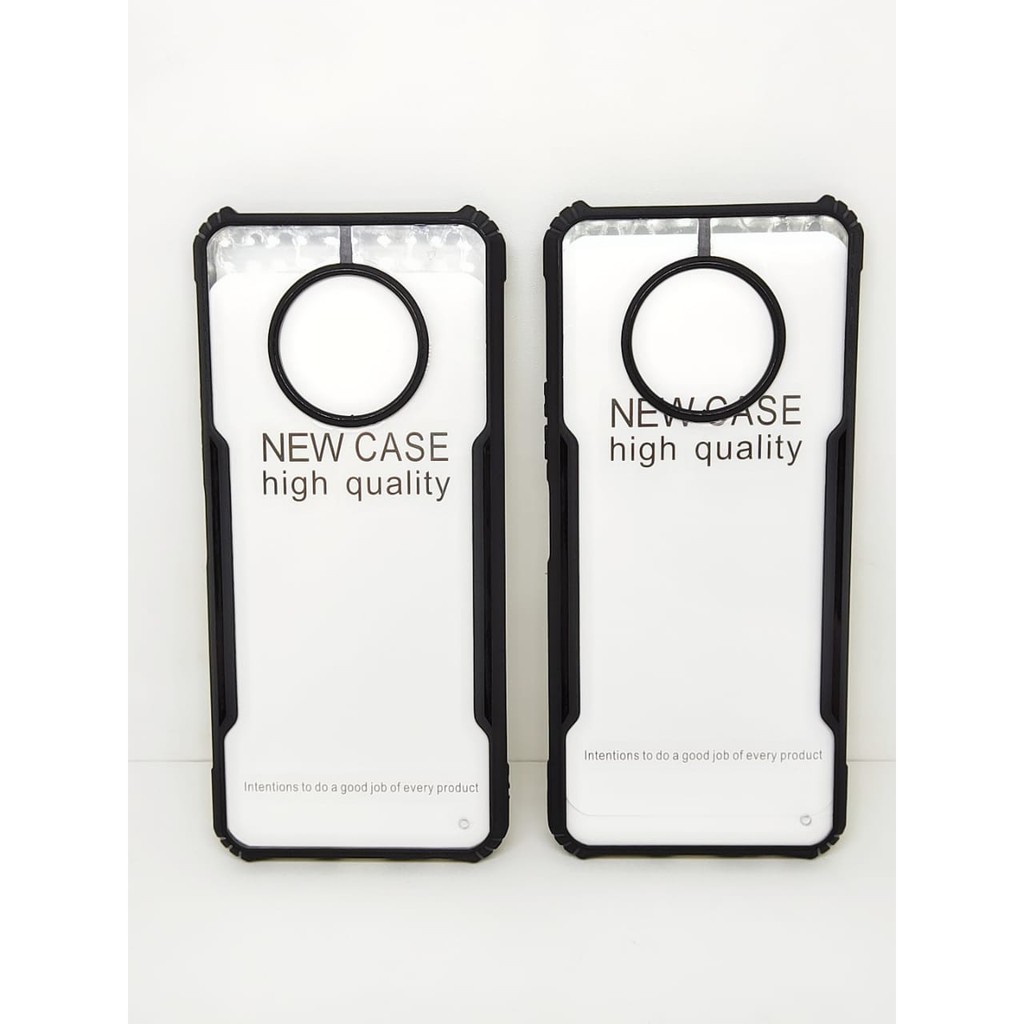 Anti Shocking Infinix Note 7 X690 6.95 Inch Hardcase List Hitam Acrylic Case