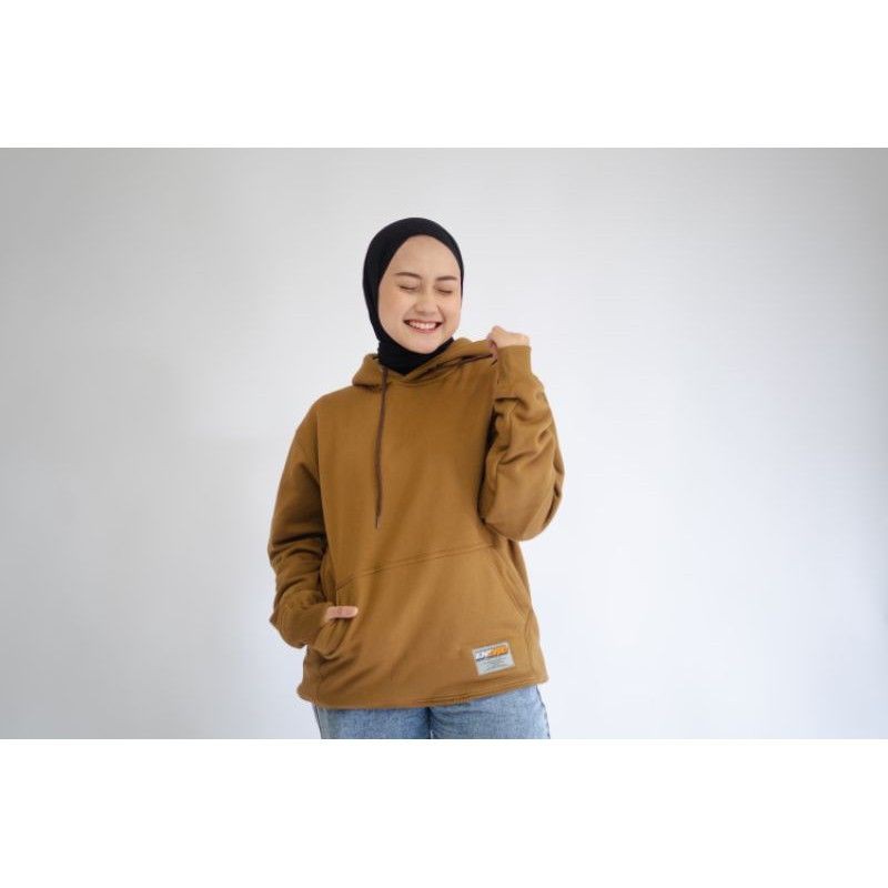 Jaket Sweater Hoodie Distro Pria Wanita Polos Fleece Cotton Origin Endrio Production