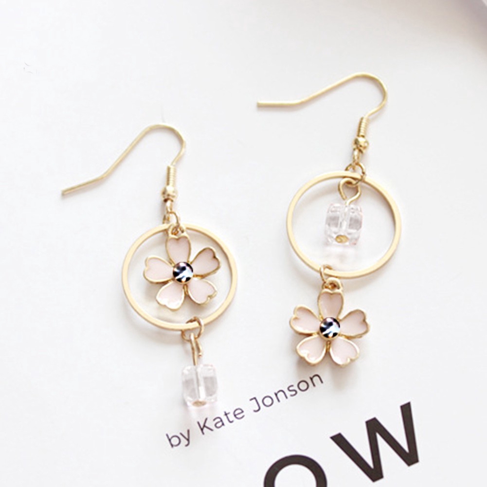 Anting wanita kekinian import style korea model bunga sakura 491