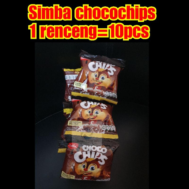 Simba chocochips renceng 10x6gr