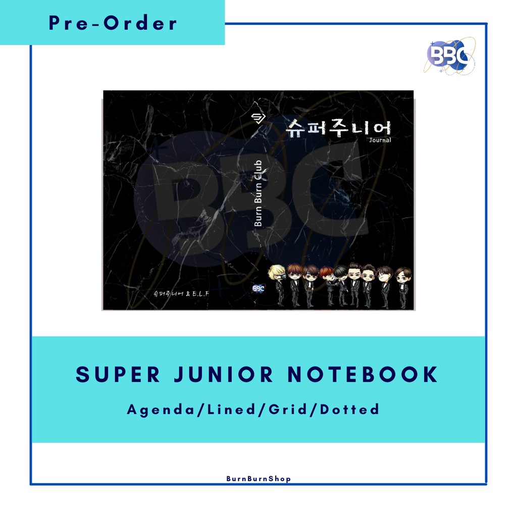 

SUPER JUNIOR PLAIN/JURNAL NOTEBOOK