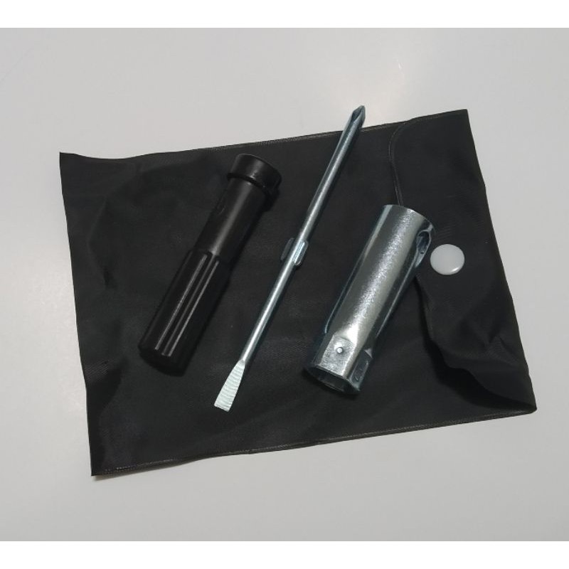 Toolkit Motor/Obeng plus minus+Kunci Busi