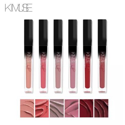 (READY &amp; ORI) Kimuse 6 Colors Warna Liquid Matte Lipstick 806 Dirty Peach/Doozy/Medusa/Possie