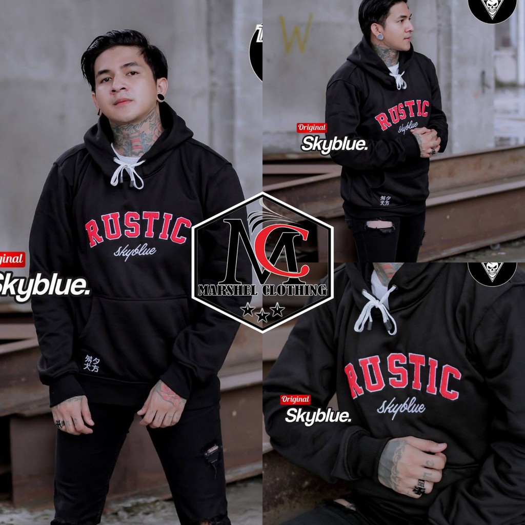 RCL - JAKET SWEATER HOODIE RUSTIC JAKET SWEATER HOODIE DISTRO PREMIUM ORIGINAL RIDDICK