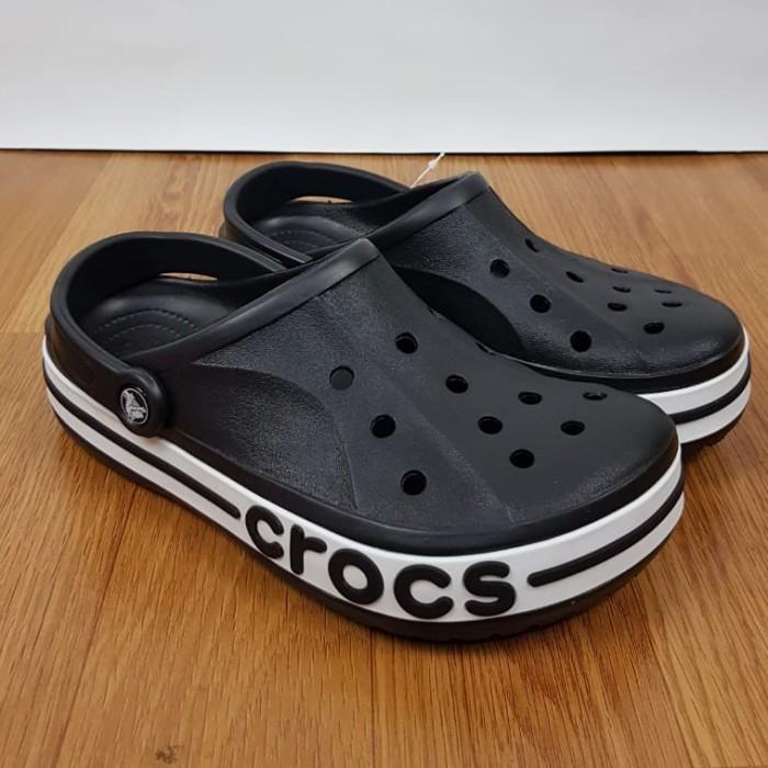 SEPATU SANDAL PRIA CROCS BAYABAND CLOG MAN - HITAM