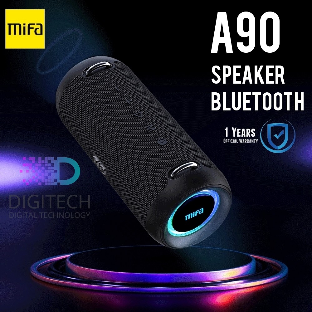 MiFa A90 Bluetooth Speaker TWS LED 60W BASS Sound WaterProof IPX8 Original
