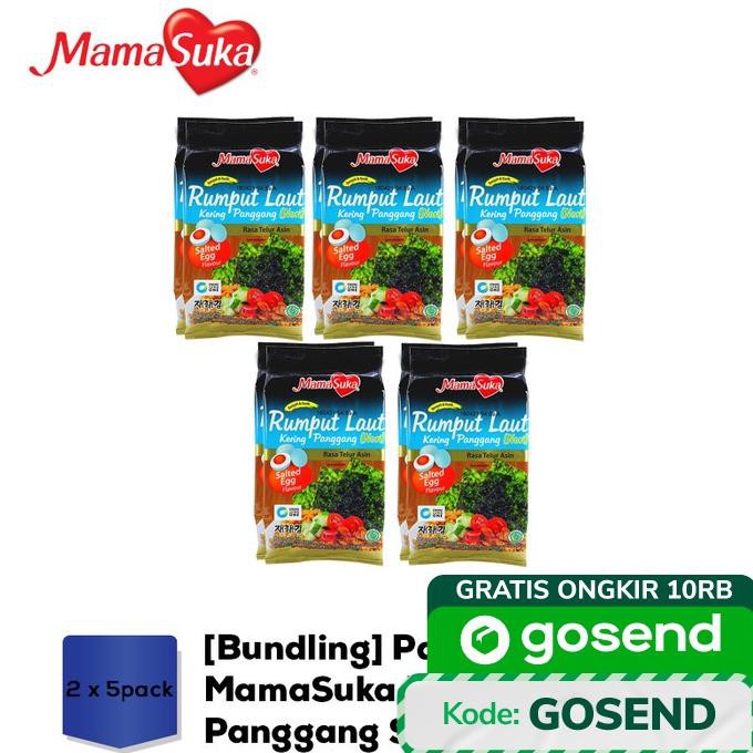 

Bundling Paket Combo MamaSuka Rumput Laut Panggang Salted Egg - 5pak TERBARU Kode 219