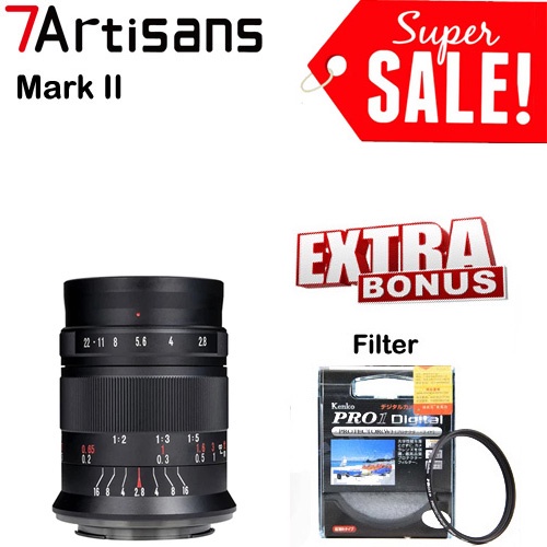 Lensa 7Artisans 60mm F2.8 Mark II Macro for Canon EOS M