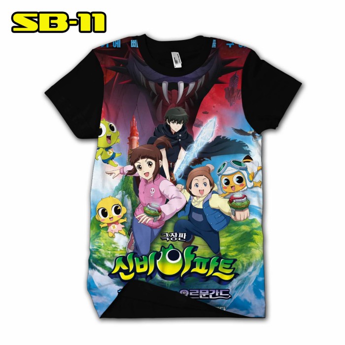 Kaos shinbi house Kaos Karakter Shinbi