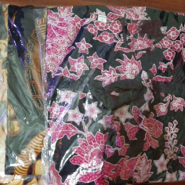 Batik Dolby Dolbi Dobby Doby Tenun Sutra Tulis Katun Atbm Baron Atasan Batik Wanita Sogan Srg308
