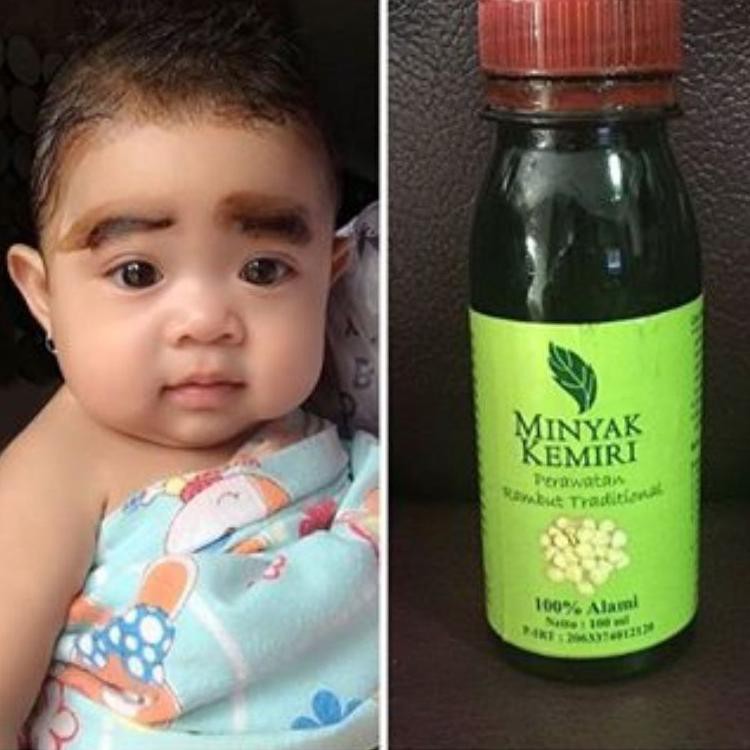 Seller T90ZN minyak kemiri penyubur rambut obat botak penumbuh rambut ampuh aman untuk bayi dan dewa