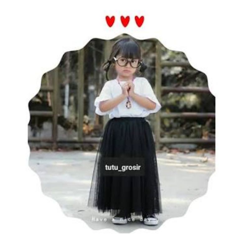 ROK TUTU ANAK PANJANG//SAYANG ANAK//usia anak 6-8tahun