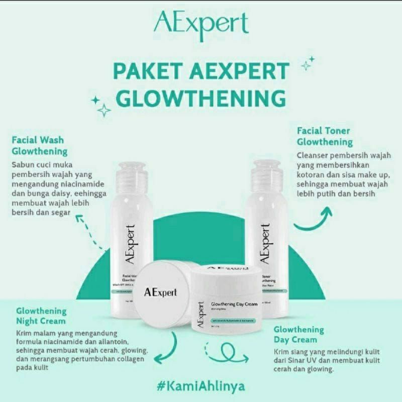 Skincare Aexpert Free Gift Cantik by Ashanty Hermansyah  ORIGINAL 100% Aekspert skincare