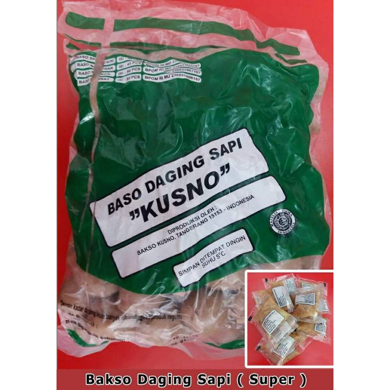 

BAKSO KUSNO SUPER 100% ASLI & HALAL. ISI 85PCS